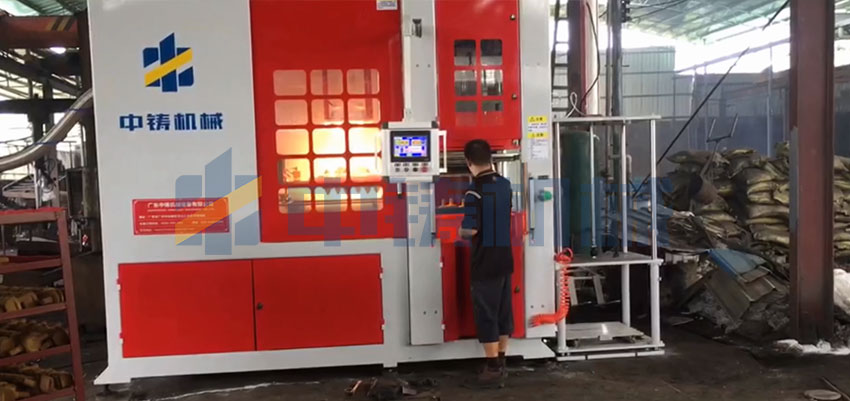 造型機(jī)鑄造視頻，操作簡單，省人工